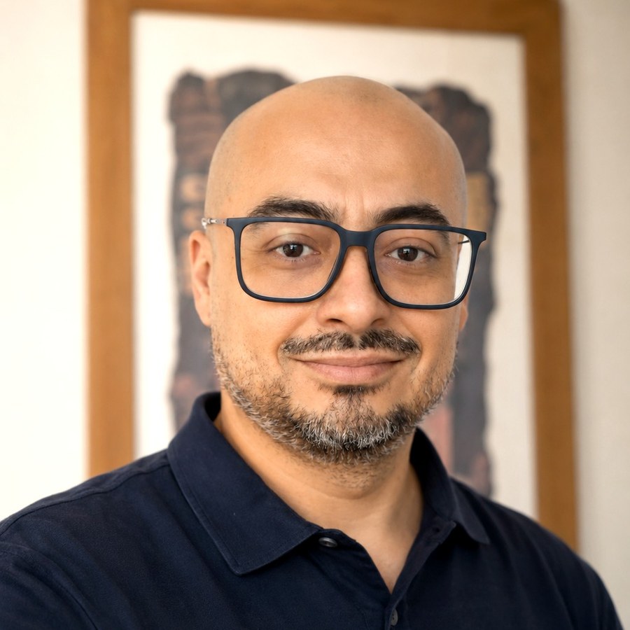 Retrato de Felipe Campos Camargo, psicólogo